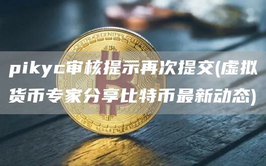 pikyc审核提示再次提交 - 虚拟货币专家分享比特币最新动态